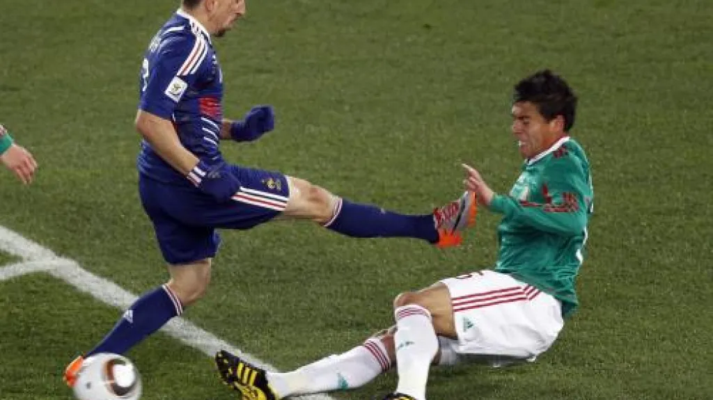 Franck Ribéry a Hector Moreno