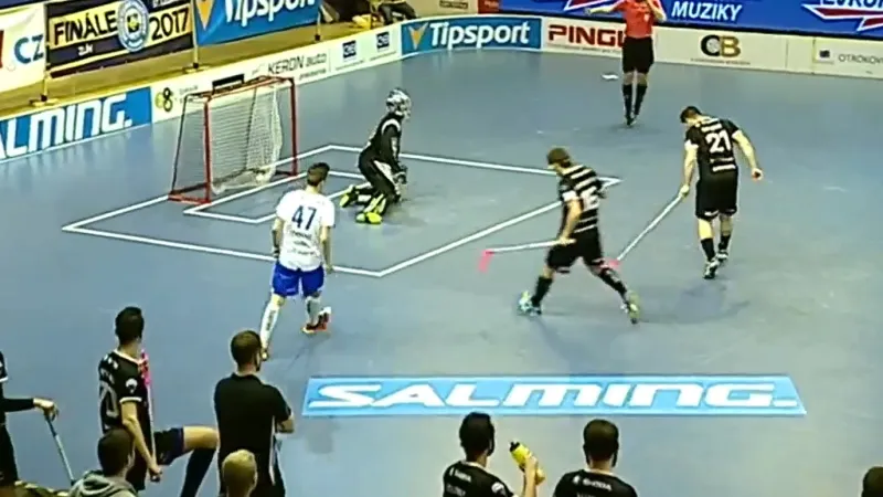 Sestřih utkání florbalistů Otrokovice - Mladá Boleslav