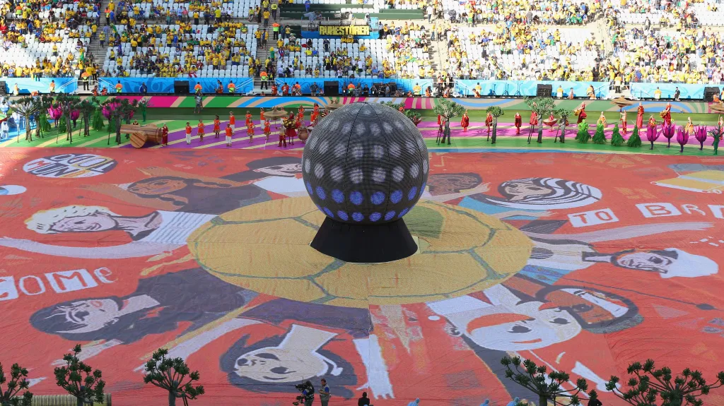 Zahajovací ceremoniál fotbalového mistrovství světa v Brazílii 2014