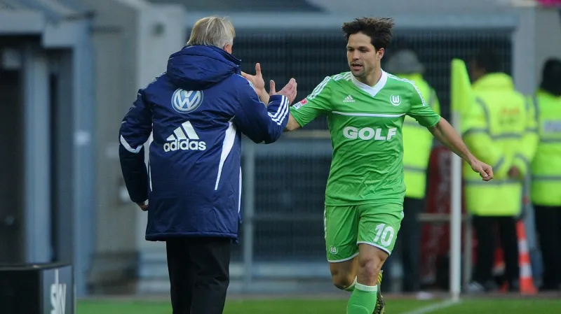 Diego se raduje z branky s novým koučem Köstnerem