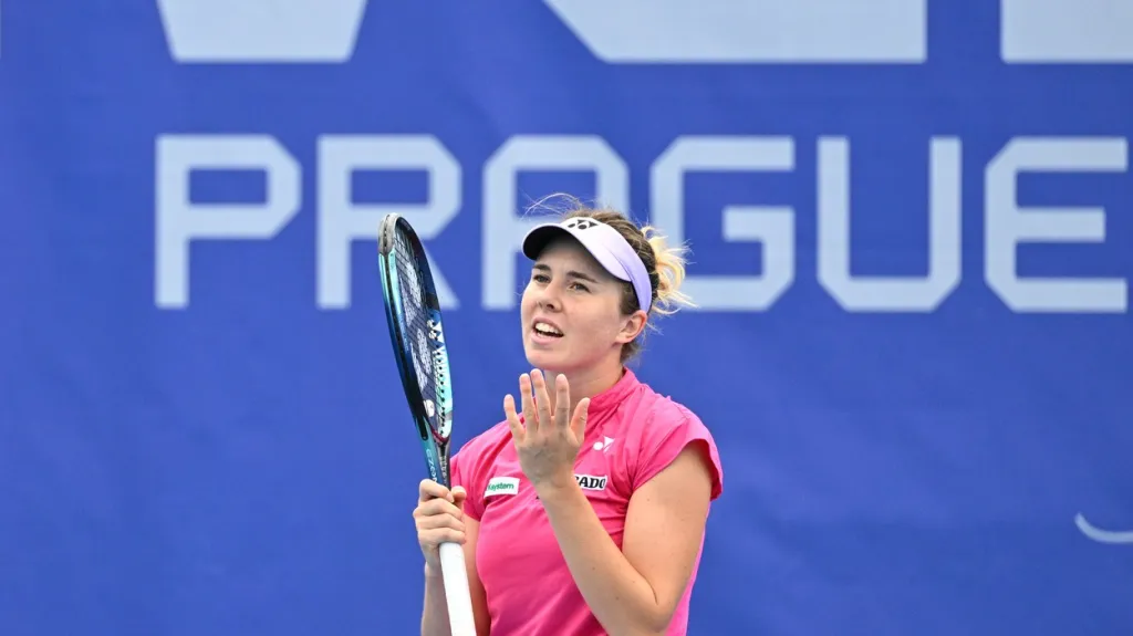 Linda Nosková ve finále turnaje WTA v Praze