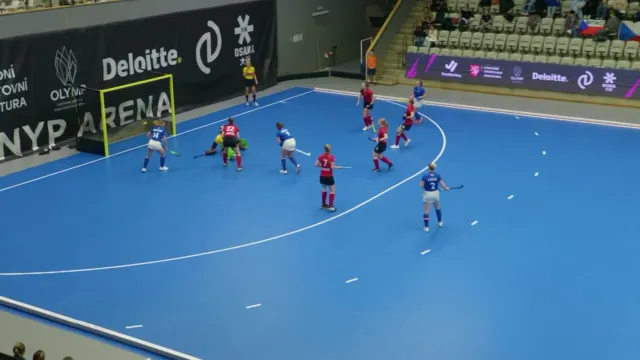 Pozemní hokejistky porazily na ME Litvu 6:2