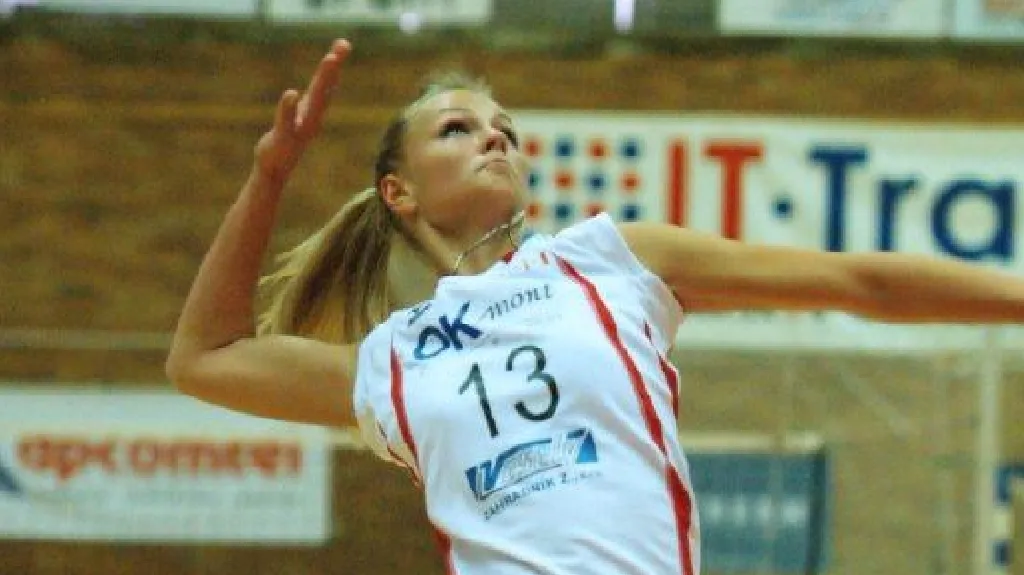 Tereza Fajksová v dresu KP Brno