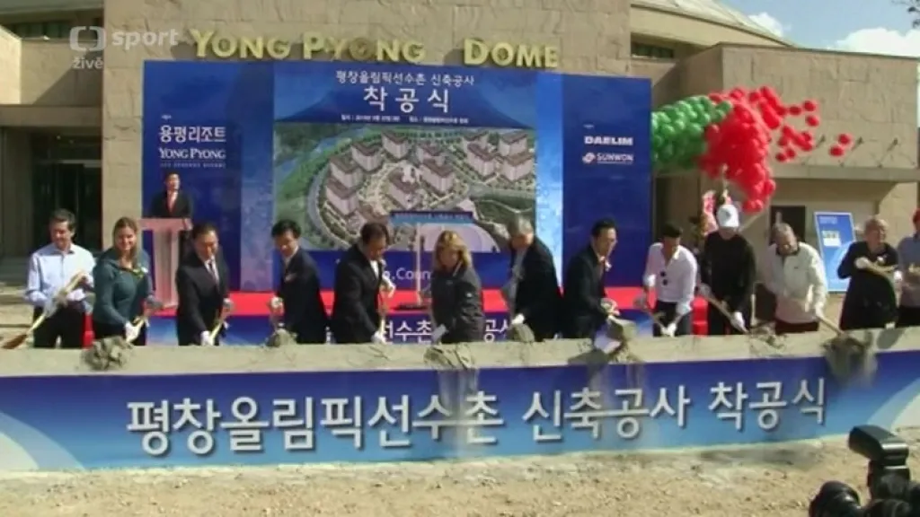 V Jižní Koreji se začala stavět olympijská vesnička