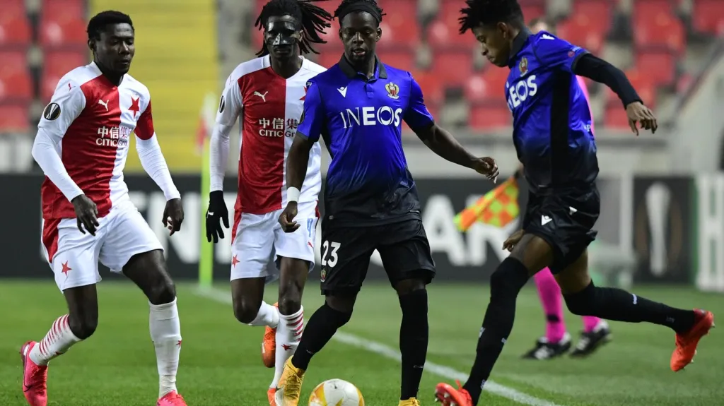Utkání Slavia - Nice