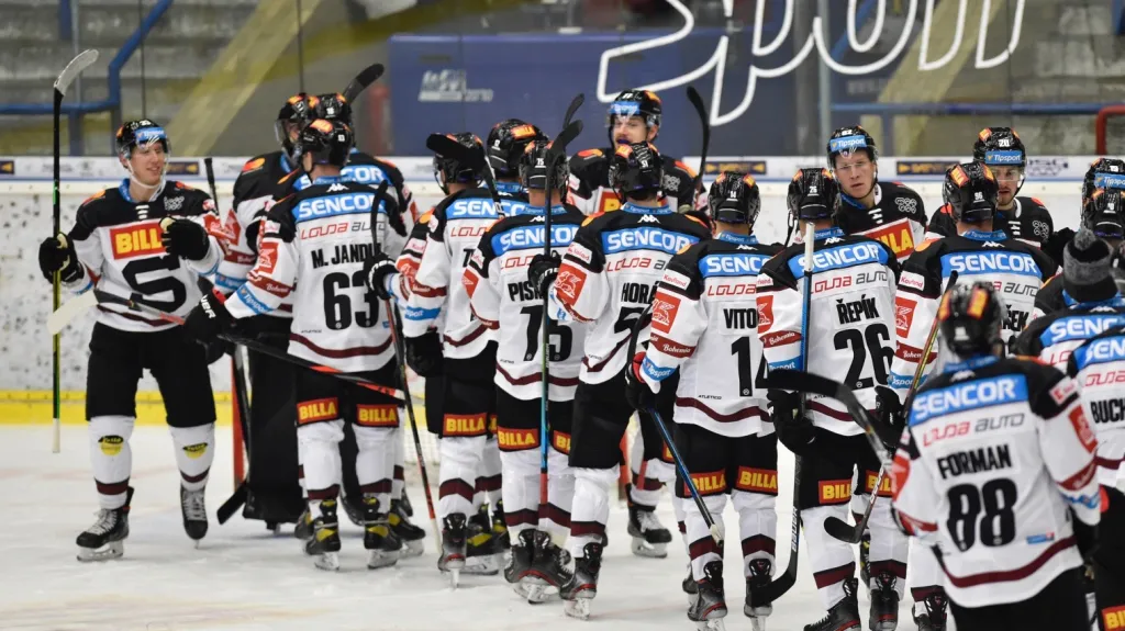 Radující se hráči Sparty