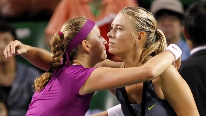 Petra Kvitová a Maria Šarapovová