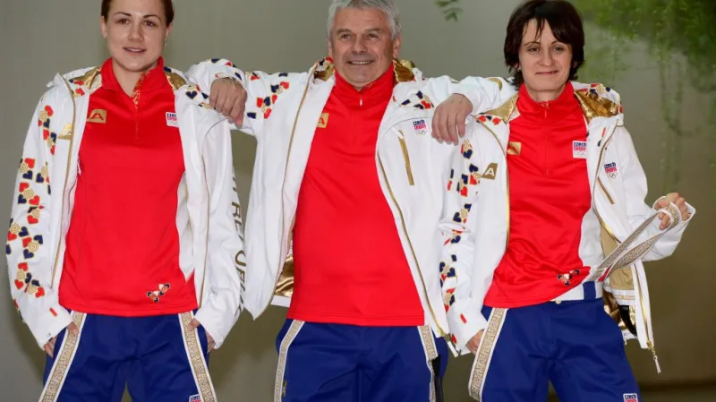 Karolína Erbanová, Petr Novák a Martina Sáblíková
