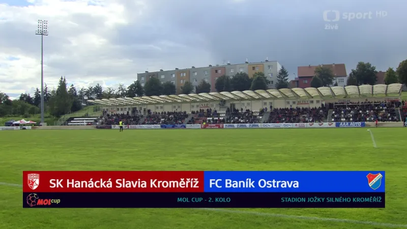 Sestřih utkání Kroměříž - Baník Ostrava