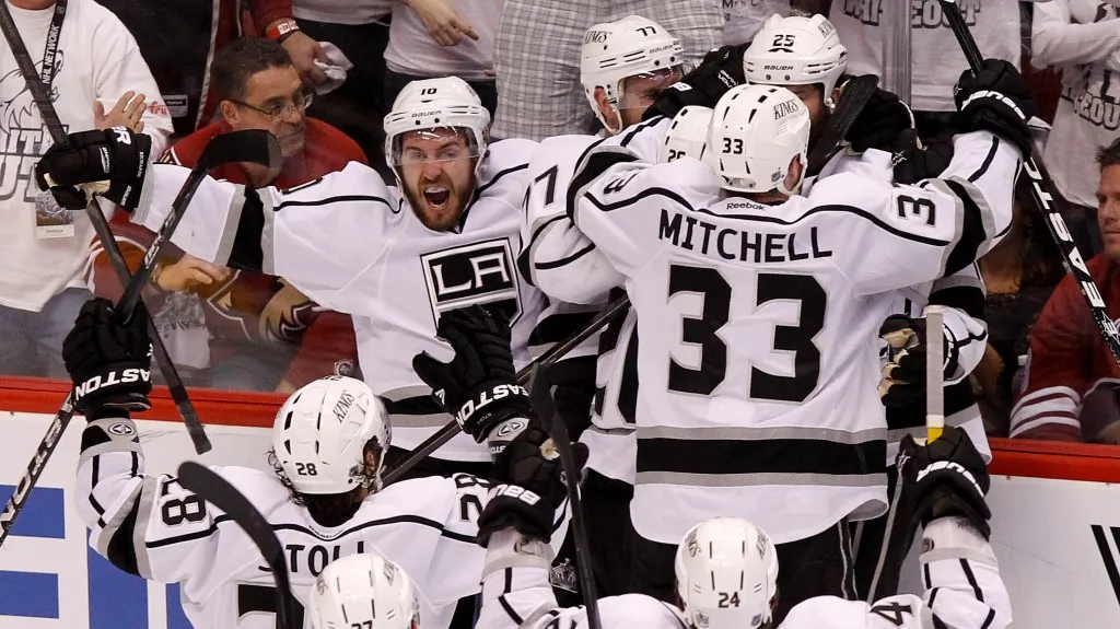 Radost hokejistů Los Angeles