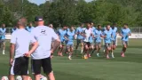 Fotbalisté se chystají na zápas s Guatemalou
