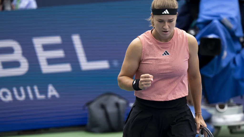 Karolína Muchová na turnaji WTA v Cincinnati