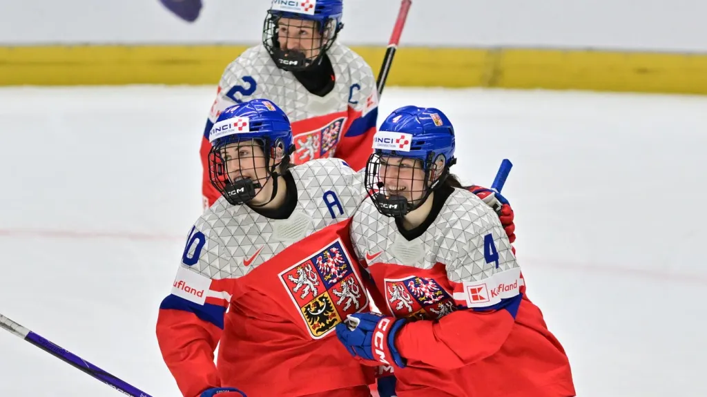 Radost českých hokejistek