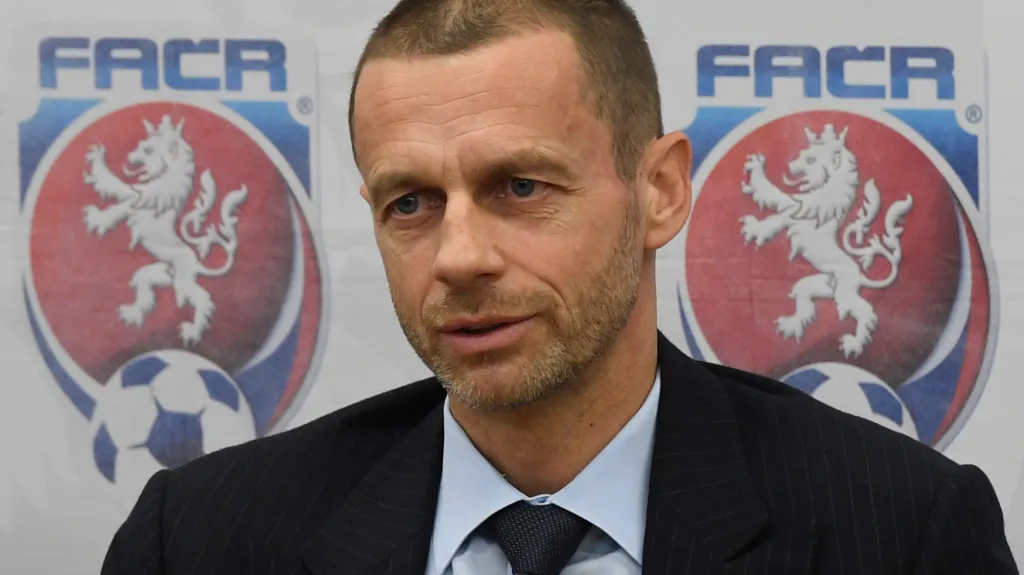 Předseda UEFA Aleksander Čeferin