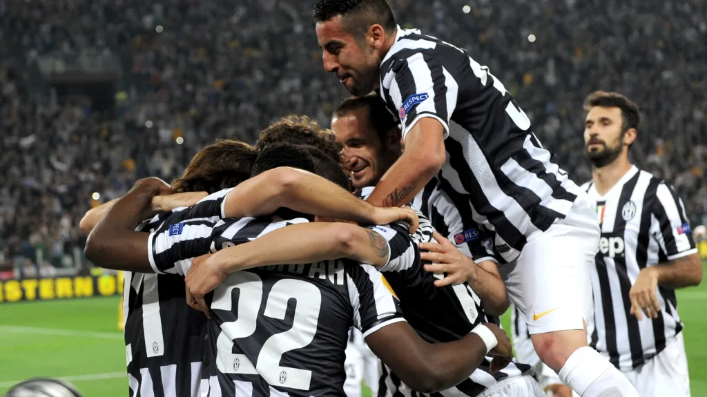 Slavící hráči Juventusu
