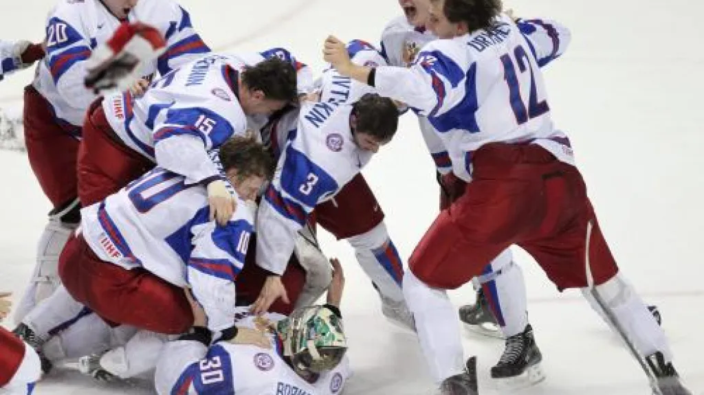 Radost hráčů Ruska