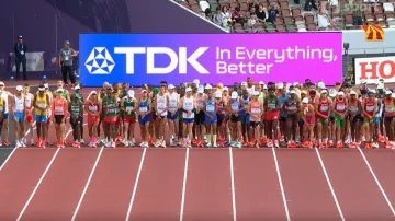 Kuriózní unikát: ulitý start maratonu