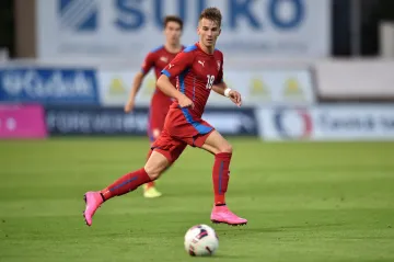 Václav Černý v dresu jednadvacítky