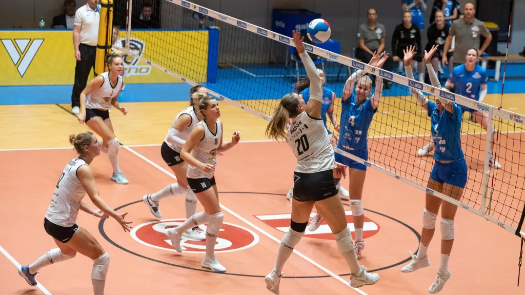 Utkání volejbalistek Šelmy Brno – Šantovka Olomouc