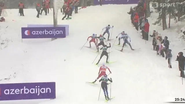 Závěr závodu sdruženářů v Otepää na 10 km