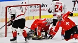 Kanada během 44 sekund nastřílela Švýcarům tři góly