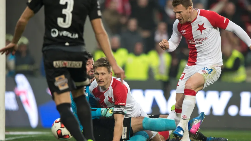 Utkání Slavia - Plzeň
