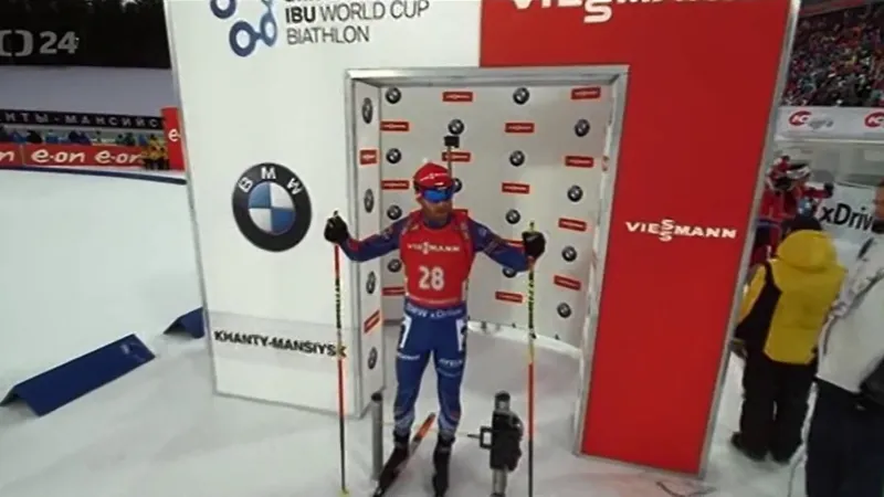 Sestřih sprintu biatlonistů z Chanty Mansijsku