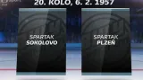 Záběry z památného utkání Sparta – Plzeň z 6. února 1957