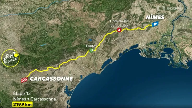 Představení 13. etapy Tour de France