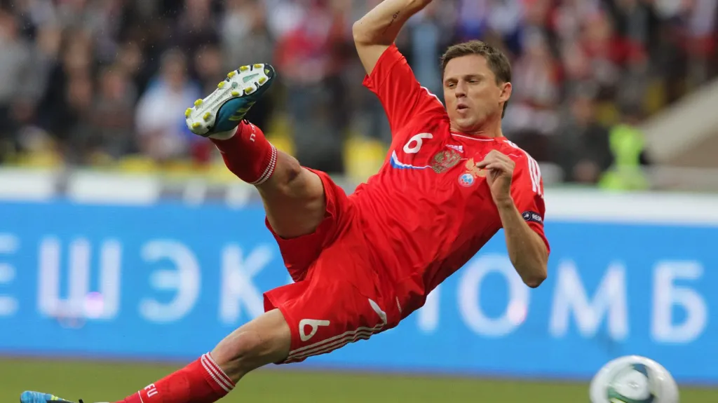 Igor Semšov v dresu ruské reprezentace