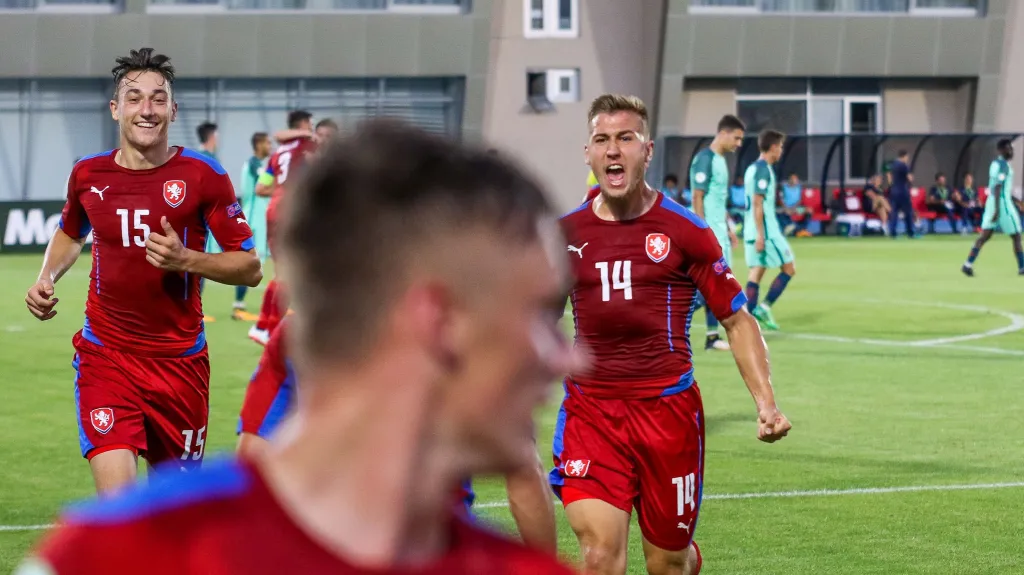 Radost českých fotbalistů do 19 let