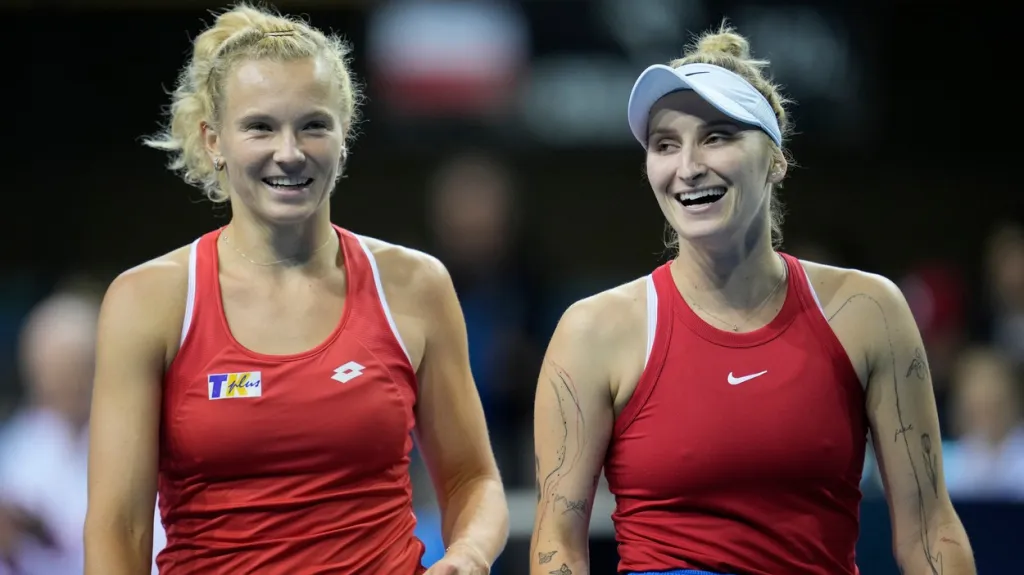 Kateřina Siniaková a Markéta Vondroušová