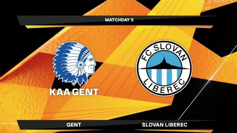 Sestřih utkání Gent – Liberec