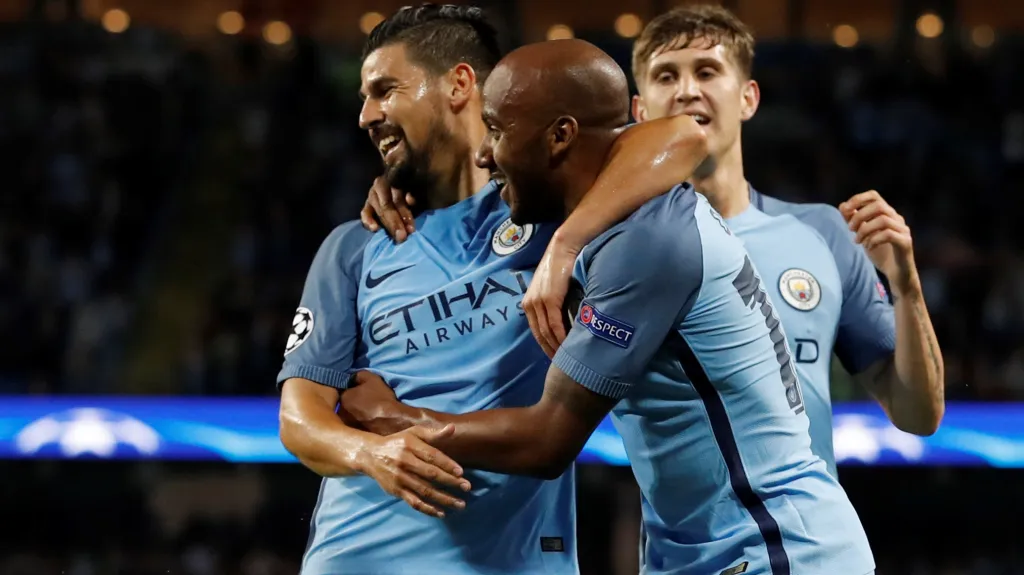 Slavící Fabian Delph