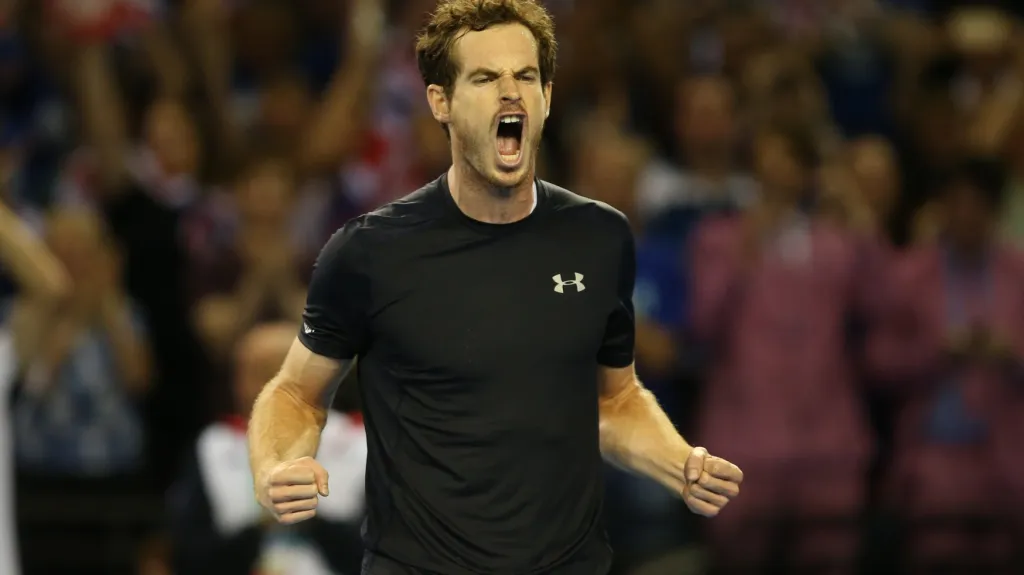 Slavící Brit Andy Murray
