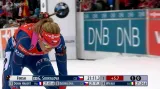 Soukalová dojíždí do cíle sprintu v Oslu