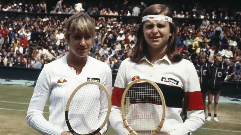 Hana Mandlíková s Chris Evertovou