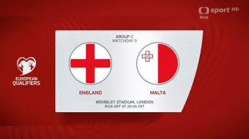 Sestřih utkání Anglie – Malta