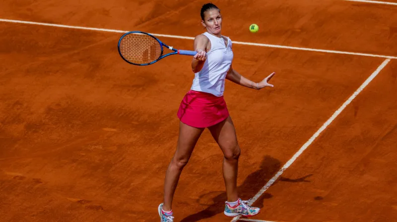 Karolína Plíšková na turnaji v Madridu