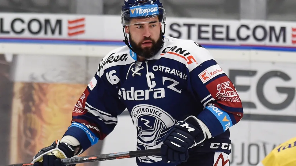 Roman Polák v dresu Vítkovic