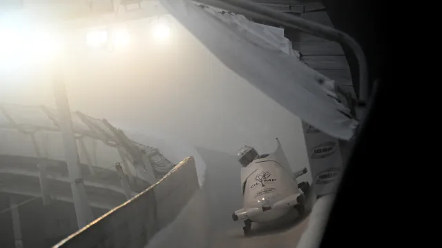 Jízdy Matěje Běhounka s Ondřejem Rappem v Altenbergu