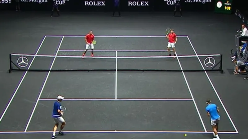 První čtyřhra na Laver Cupu vyšla lépe Výběru světa