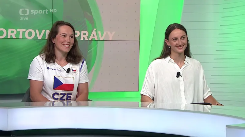 Slalomářky Gabriela Satková a Tereza Fišerová o olympijských přípravách