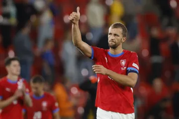 Kapitán české reprezentace Tomáš Souček