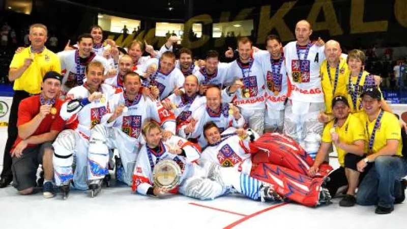 Čeští inline hokejisté slaví titul mistrů světa