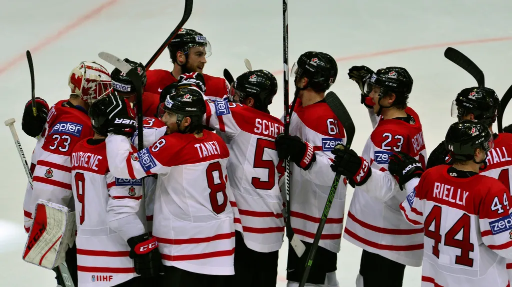 Radost hokejistů Kanady