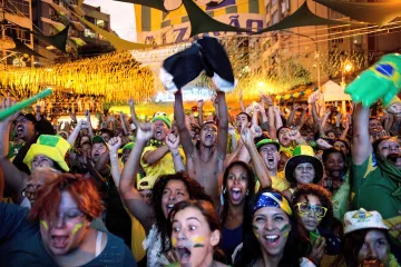 Ulice Ria de Janeira během slavnostního zahájení