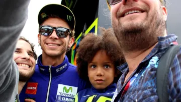 Fanouškovské selfie s Valentinem