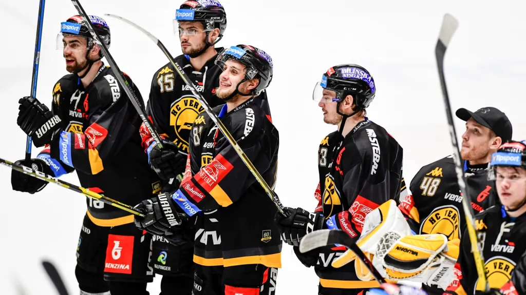 Hokejisté Litvínova slaví vítězství