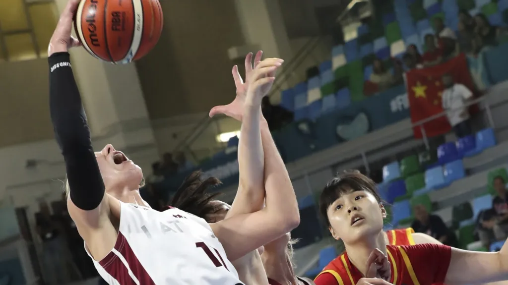 Utkání Lotyšsko - Čína